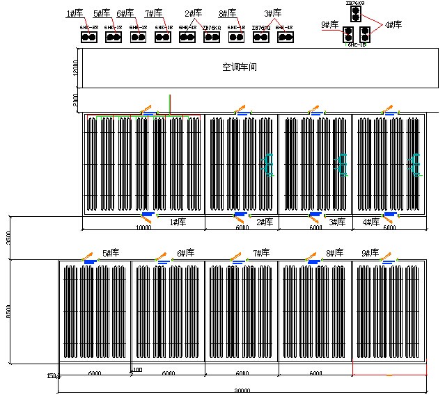 食品雙溫冷庫平面設(shè)計(jì)圖